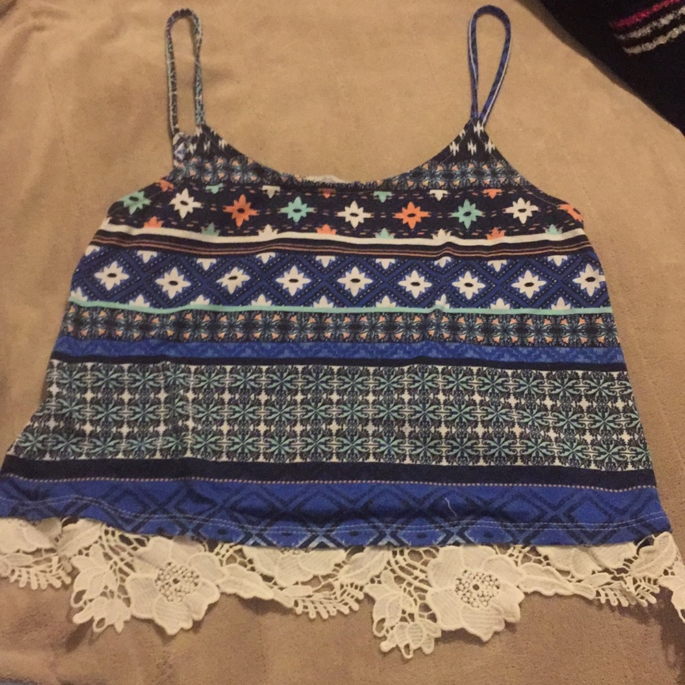 Charlotte Russe printed shirt